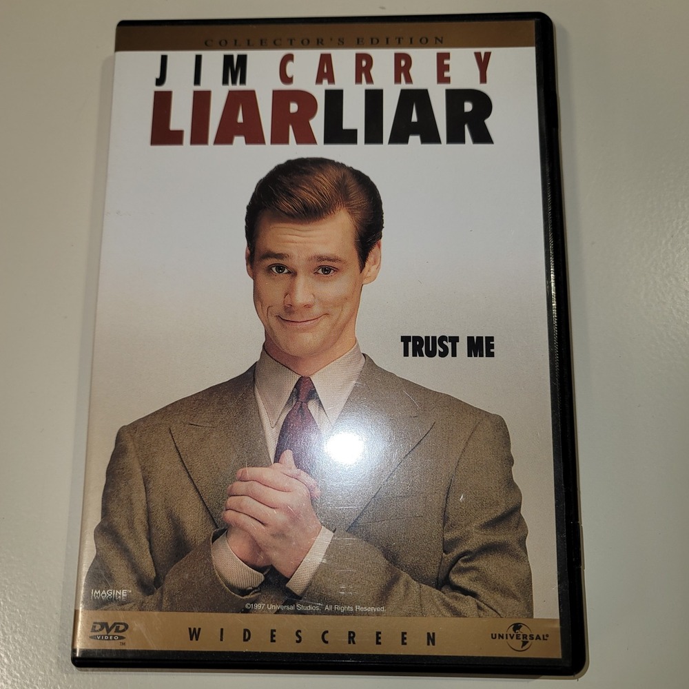 LIAR LIAR (DVD) VG Disc + Cover Art - Jim Carrey MCA